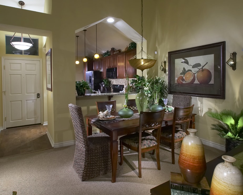 Warm Gathering — J. Michael Scott Interiors dining room design